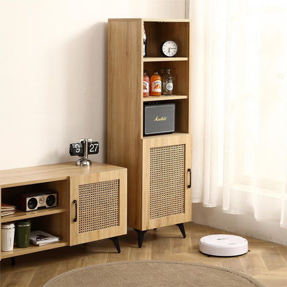 Catino Rattan Mesh Side Cabinet