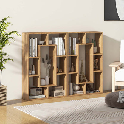 Aurius Geometric Bookcase