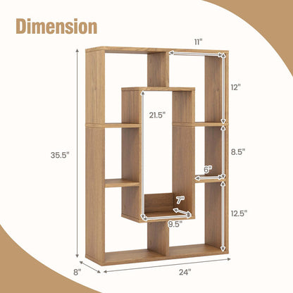 Aurius Geometric Bookcase