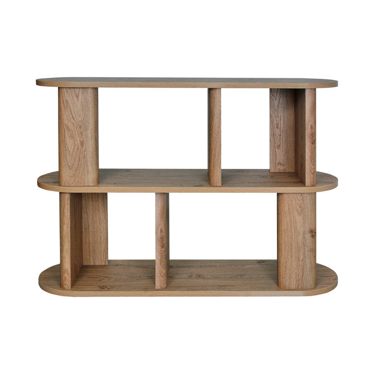 Narius Oak Low Bookcase